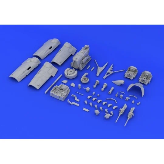 Bf 109G-6 engine &fuselage guns f.Eduard, 1/48 - Eduard Accessories...