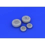 F-4J wheels for Academy, 1/48 - Eduard Accessories 648253