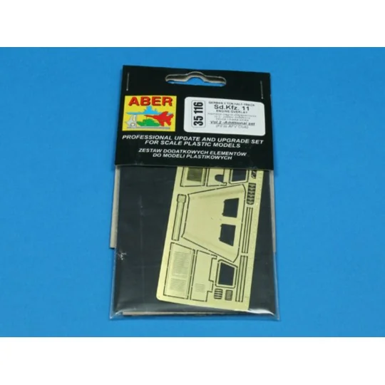 Sd.Kfz.11-Vol.2-additional set-engine overlay, 1/35 - Aber Models 3...
