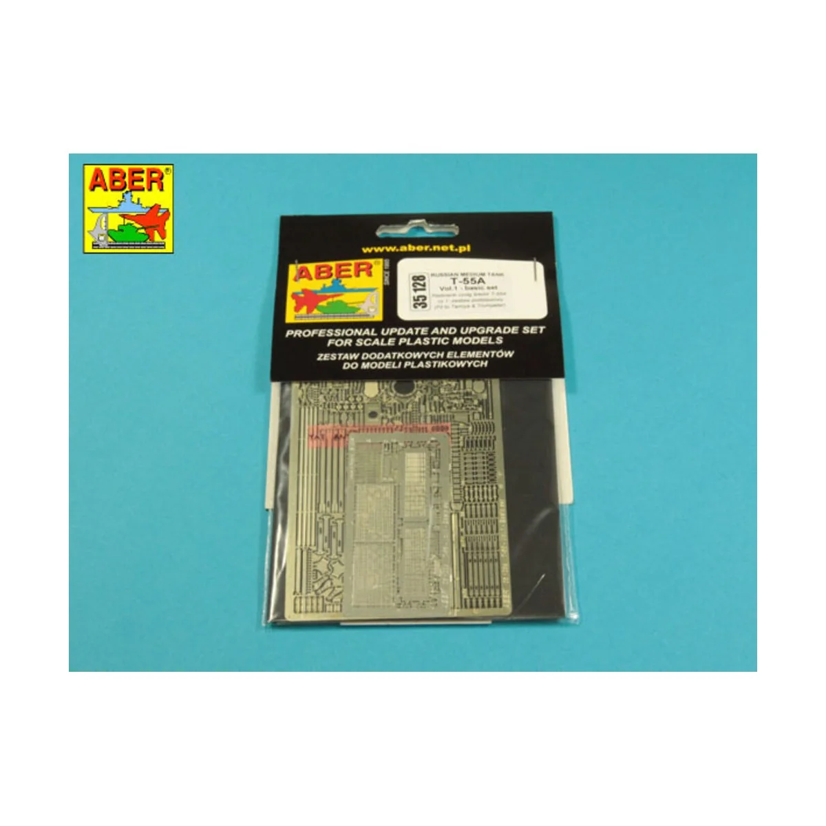 Russian Medium Tank T-55A vol.1 - basic set, 1/35 - Aber Models 35128