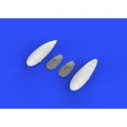 Bf 109G external fuel tanks for Eduard - Eduard Accessories 648265