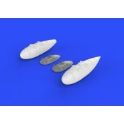 Bf 109G external fuel tanks for Eduard, 1/48 - Eduard Accessories 6...