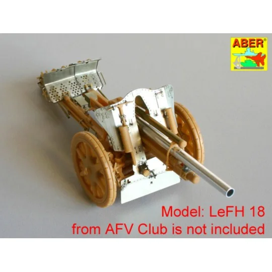 German 105 mm howitzer LeFH 18, 1/35 - Aber Models 35154