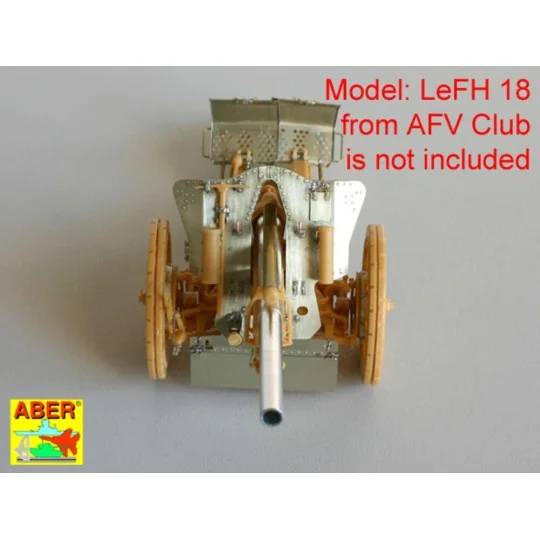 German 105 mm howitzer LeFH 18, 1/35 - Aber Models 35154