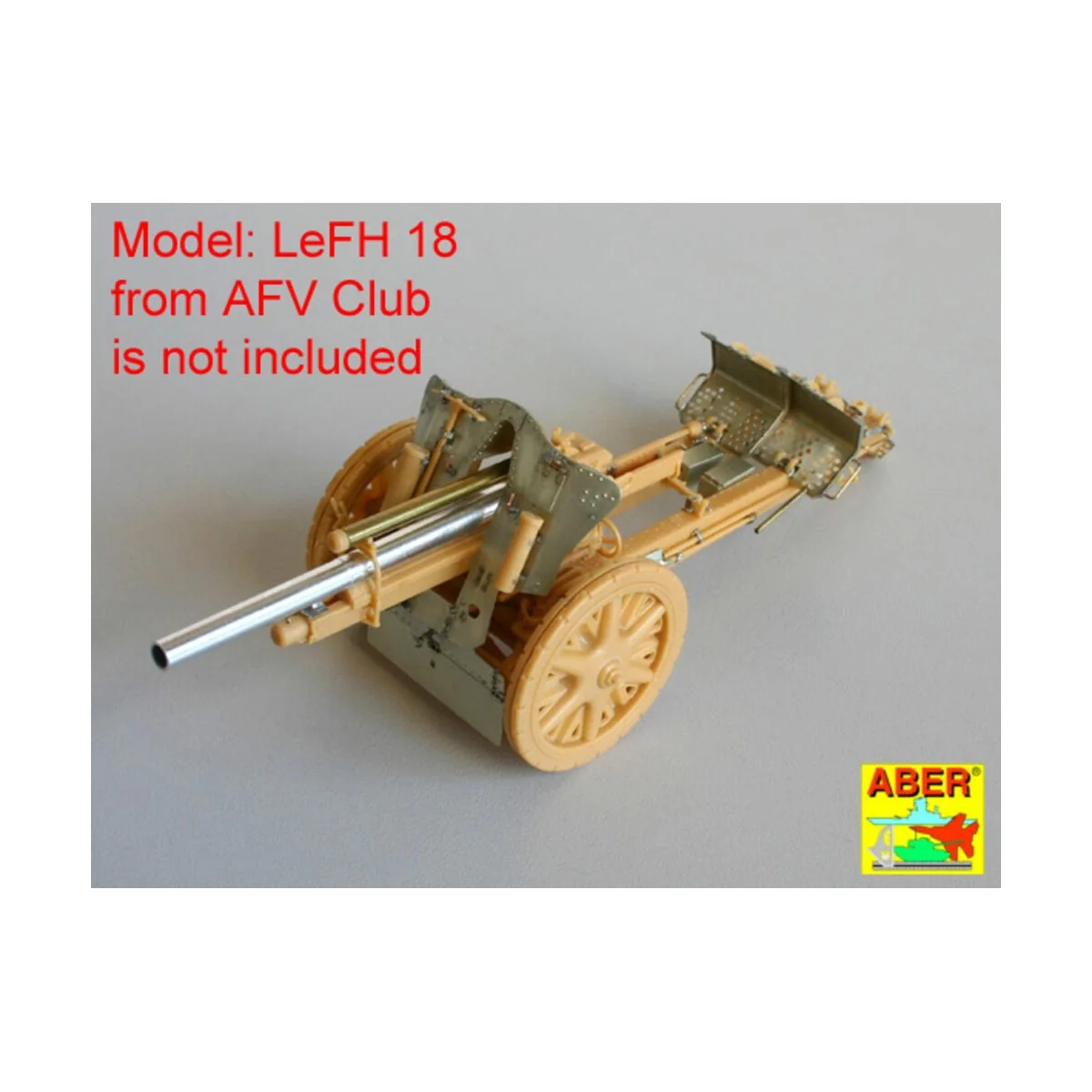 German 105 mm howitzer LeFH 18, 1/35 - Aber Models 35154