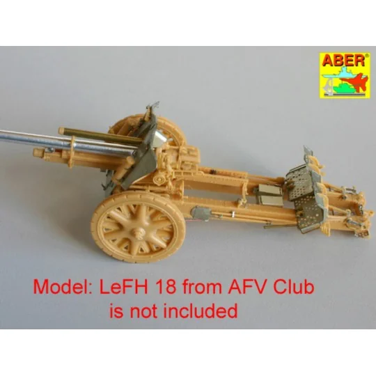 German 105 mm howitzer LeFH 18, 1/35 - Aber Models 35154