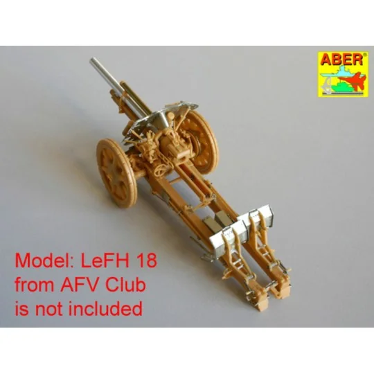 German 105 mm howitzer LeFH 18, 1/35 - Aber Models 35154