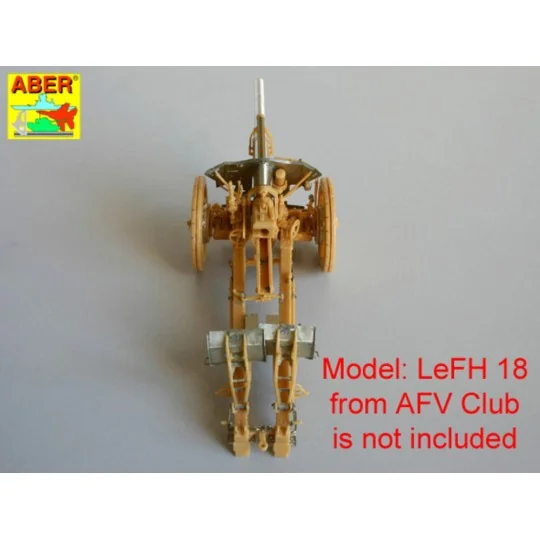 German 105 mm howitzer LeFH 18, 1/35 - Aber Models 35154