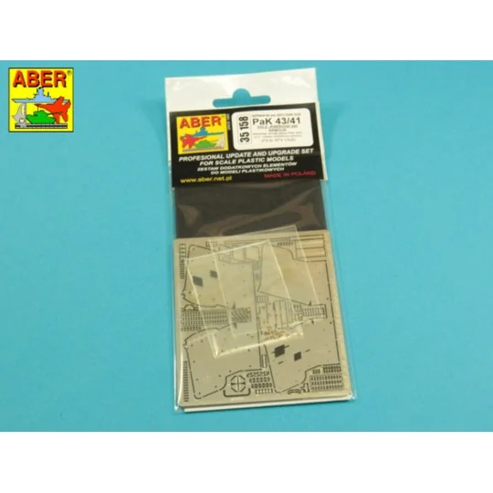 German A/T Gun PaK 43/41 - vol.2- armour, 1/35 - Aber Models 35158