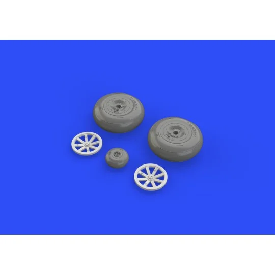 P-40B wheels for Airfix - Eduard Accessories 648270