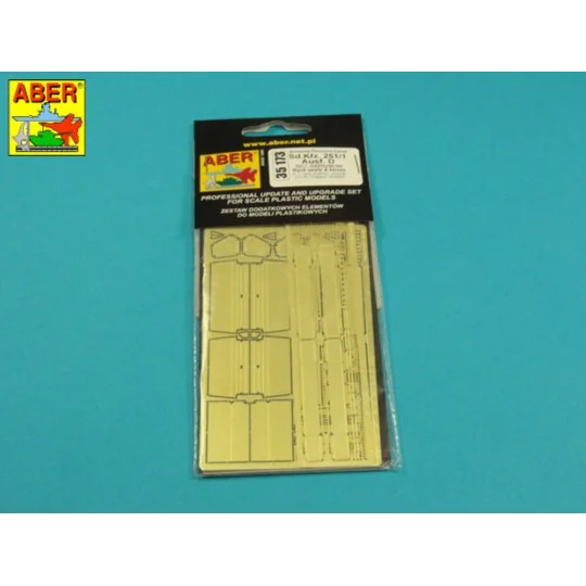 Sd.Kfz. 251/1 Ausf.D - Vol.7 - Backseats & boxes, 1/35 - Aber Model...