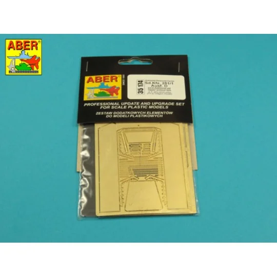 Sd.Kfz. 251/1 Ausf.D - Vol.8 - Upper armour - late, 1/35 - Aber Mod...