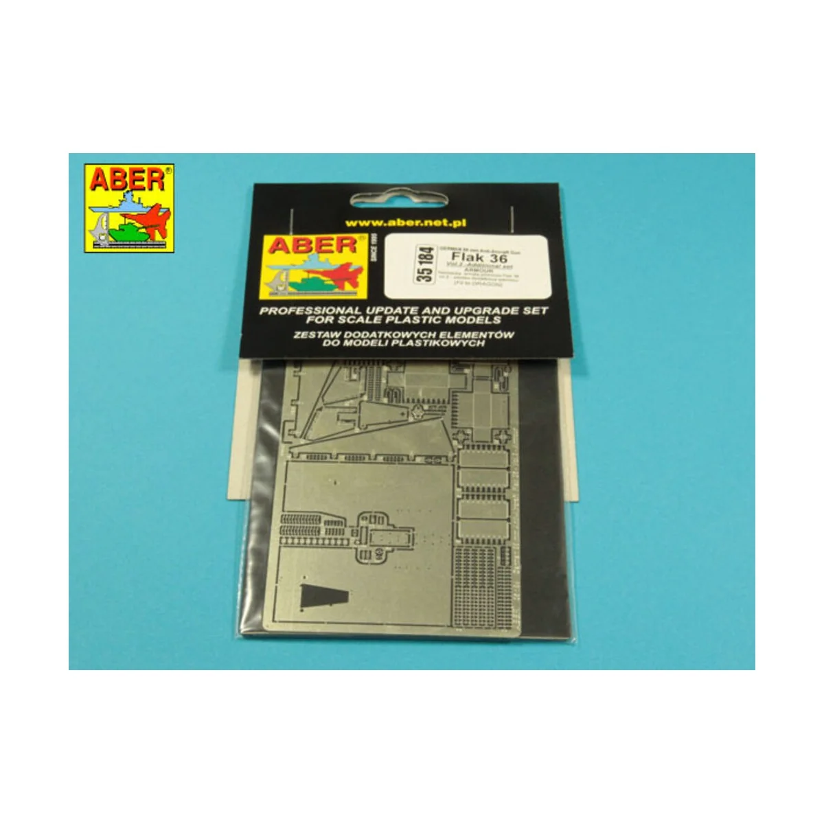 German 88mm A/A Gun Flak 36-vol.2, 1/35 - Aber Models 35184