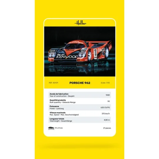 Porsche 962 - Heller 80109