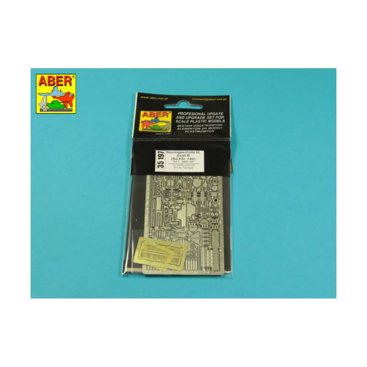 Sturmgeschütz III, Ausf.B vol.1-basic set, 1/35 - Aber Models 35197