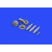 Bf 109F propeller EARLY for Eduard - Eduard Accessories 648289