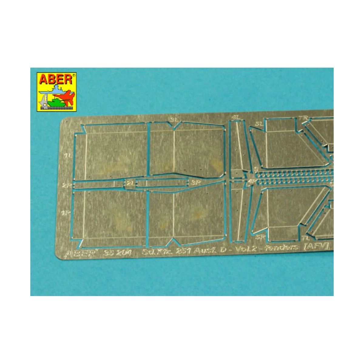 Sd.Kfz. 251/1 Ausf.D Fenders.Vol.2(Fit to AFV model), 1/35 - Aber M...