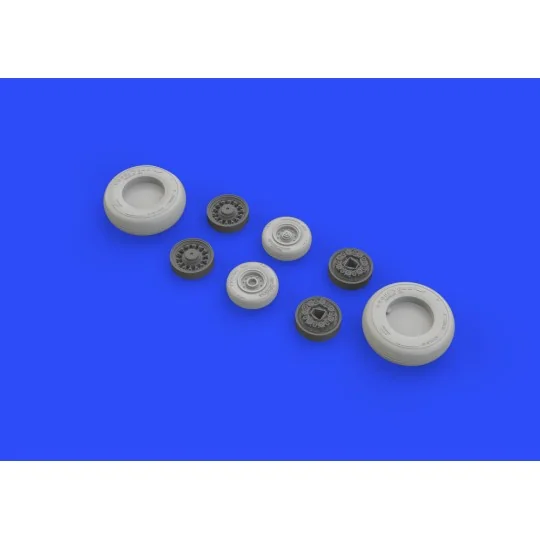 F-14A wheels for Tamiya - Eduard Accessories 648290