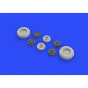 F-14A wheels for Tamiya, 1/48 - Eduard Accessories 648290