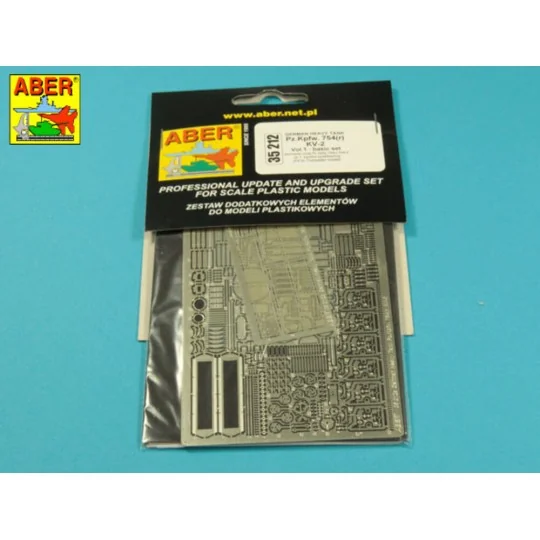 Pz.Kpfw 754(r) KV-2-vol.1-basic set, 1/35 - Aber Models 35212