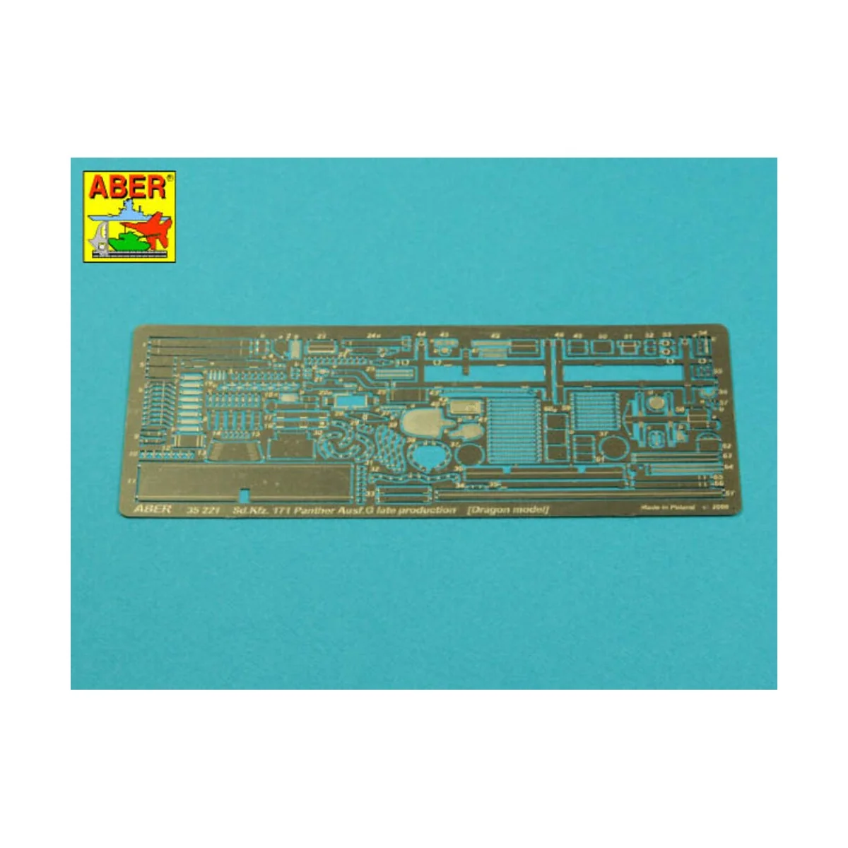 Panther Ausf.G late-basic set, 1/35 - Aber Models 35221