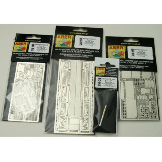 Sturmgeschütz III, Ausf.B vol.1-basic set, 1/35 - Aber Models 35197