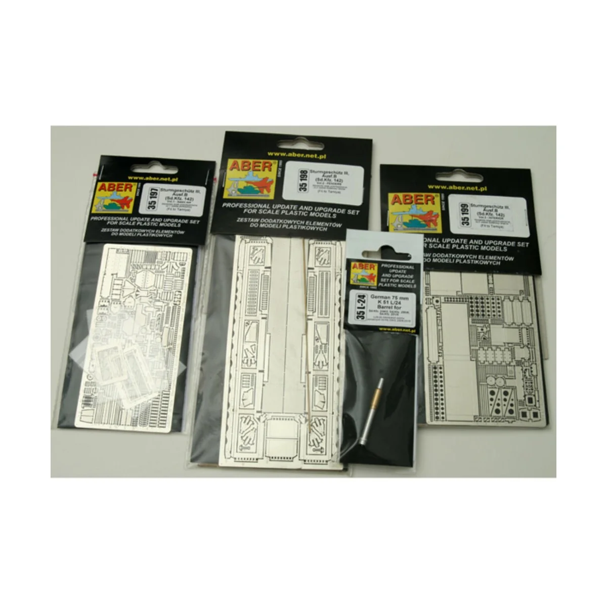 Sturmgeschütz III, Ausf.B vol.1-basic set, 1/35 - Aber Models 35197
