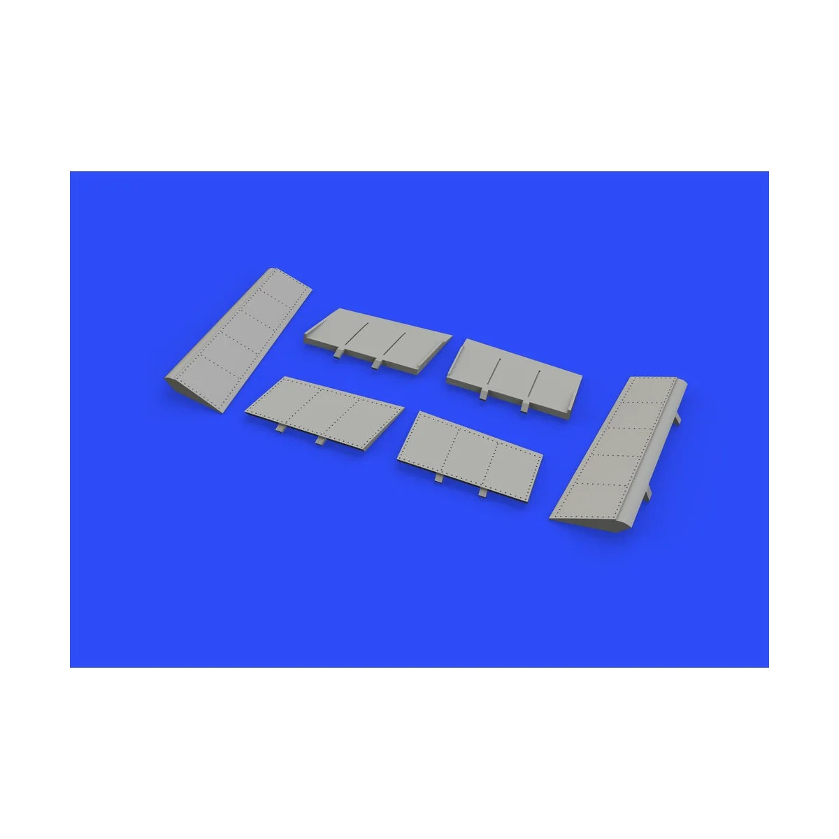 Bf 109F landing flaps for Eduard, 1/48 - Eduard Accessories 648291