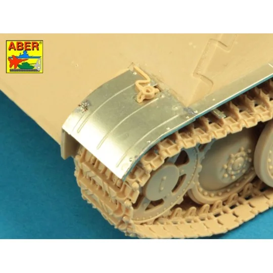 Fenders for Panther Ausf.G & Jagdpanther, 1/35 - Aber Models 35222