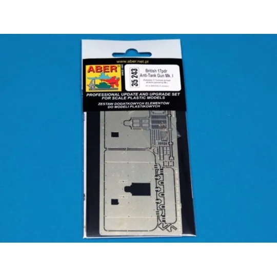 British 17pdr A/T Gun, 1/35 - Aber Models 35243