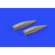 Crusader air intakes for Hasegawa, 1/48 - Eduard Accessories 648301