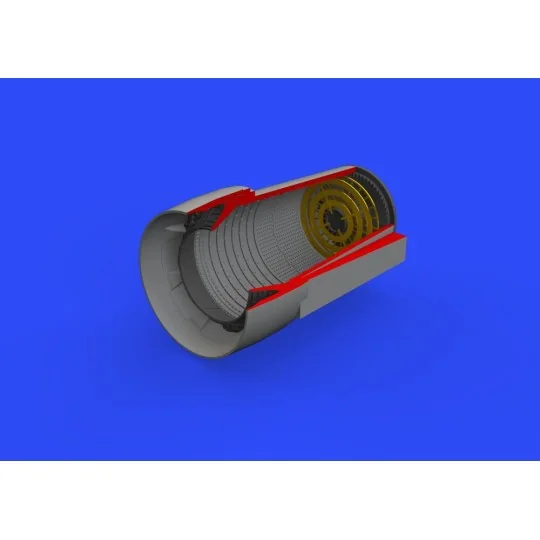 Crusader exhaust nozzle for Hasegawa, 1/48 - Eduard Accessories 648302