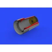 Crusader exhaust nozzle for Hasegawa, 1/48 - Eduard Accessories 648302