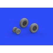 F-14A wheels early for Tamiya, 1/48 - Eduard Accessories 648304