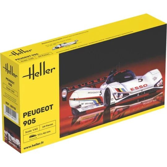 Peugeot 905, 1/43 - Heller 80110