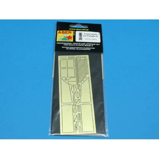 Turret skirts for Pz.Kpfw. IV, 1/35 - Aber Models 35 A006