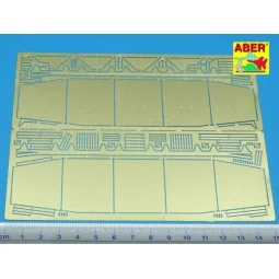 Side skirts for PzKpfw IV (H, J) Brummbar, 1/35 - Aber Models 35 A007