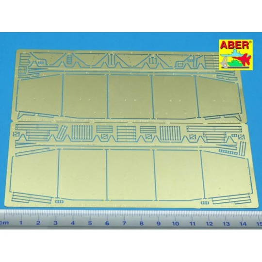 Side skirts for PzKpfw IV (H, J) Brummbar, 1/35 - Aber Models 35 A007