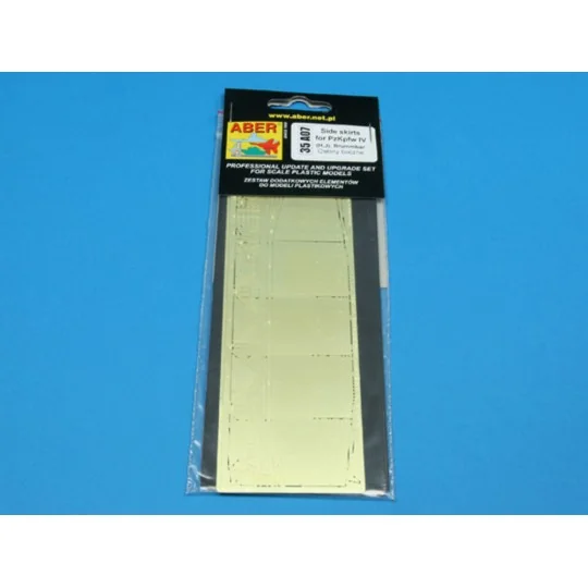 Side skirts for PzKpfw IV (H, J) Brummbar, 1/35 - Aber Models 35 A007