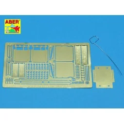 Front and back fenders for Tiger I, 1/35 - Aber Models 35 A010 2