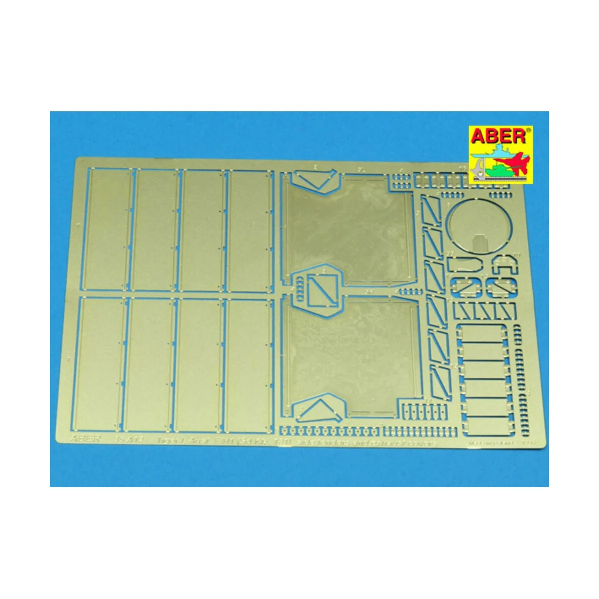 Side fenders for Tiger I E, 1/35 - Aber Models 35 A012