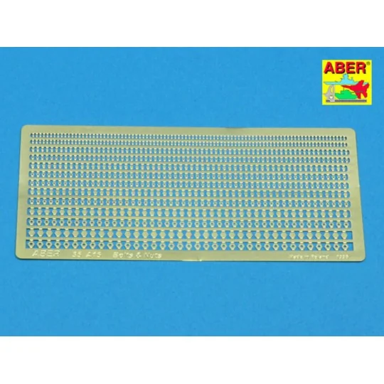 Bolts & Nuts, 1/35 - Aber Models 35 A015