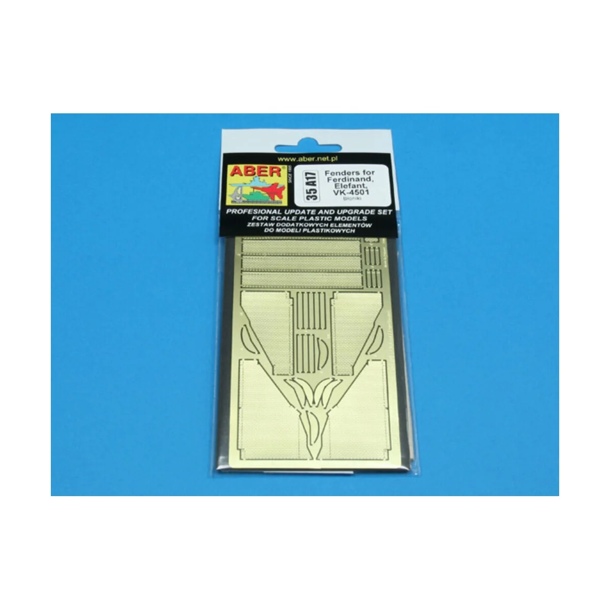Fenders for Ferdinand/Elefant, VK-4501, 1/35 - Aber Models 35 A017
