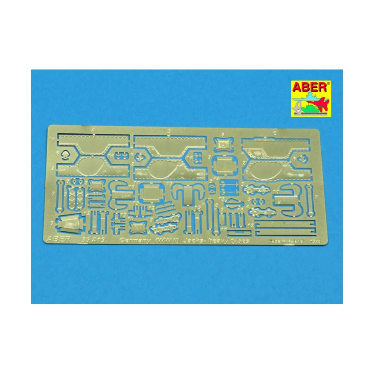 German jacks (type 1), 1/35 - Aber Models 35 A019