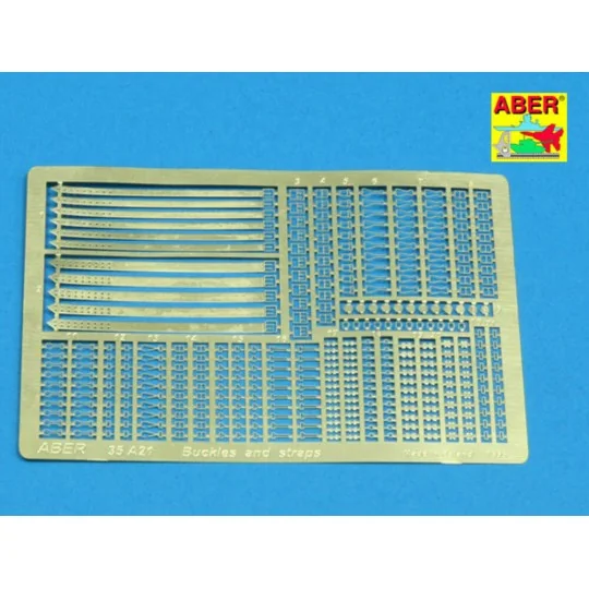 Buckles and Straps, 1/35 - Aber Models 35 A021