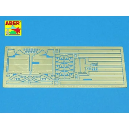 Front fendres andside supports for Panther G, 1/35 - Aber Models 35...