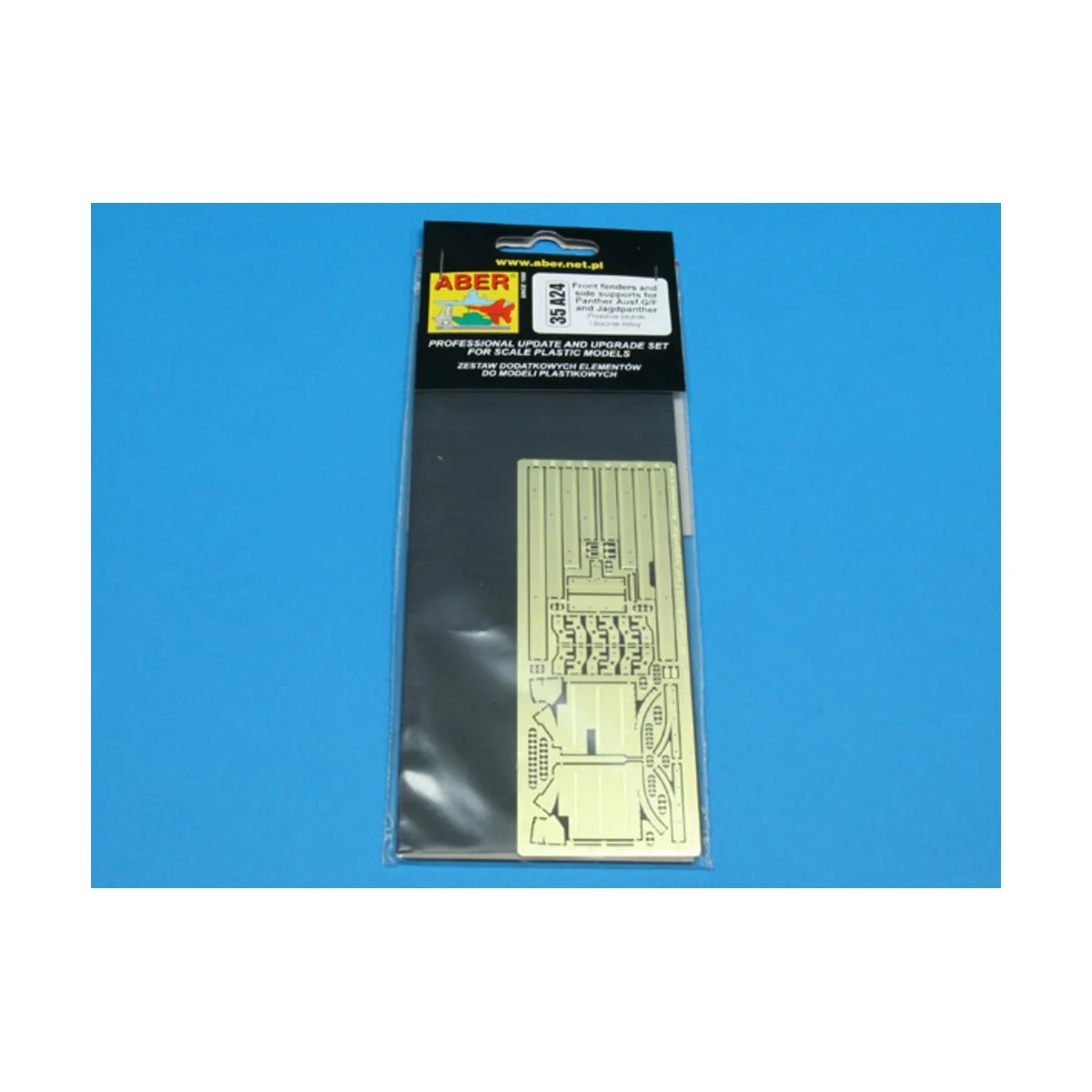 Front fendres andside supports for Panther G, 1/35 - Aber Models 35...