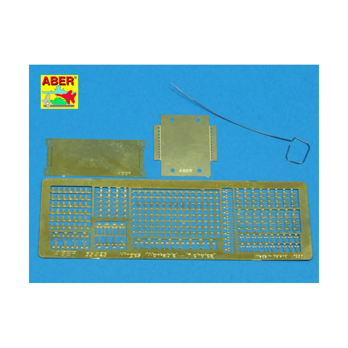 Hinges (workable) - 1 choice, 1/35 - Aber Models 35 A025