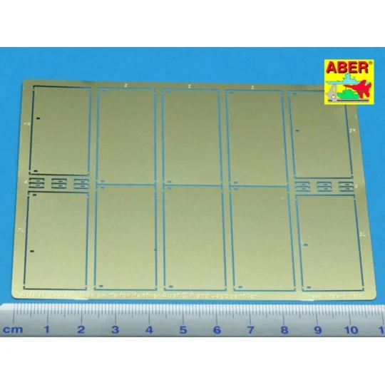 Side skirts for Panther Ausf.G, Jagdpanther, 1/35 - Aber Models 35 ...