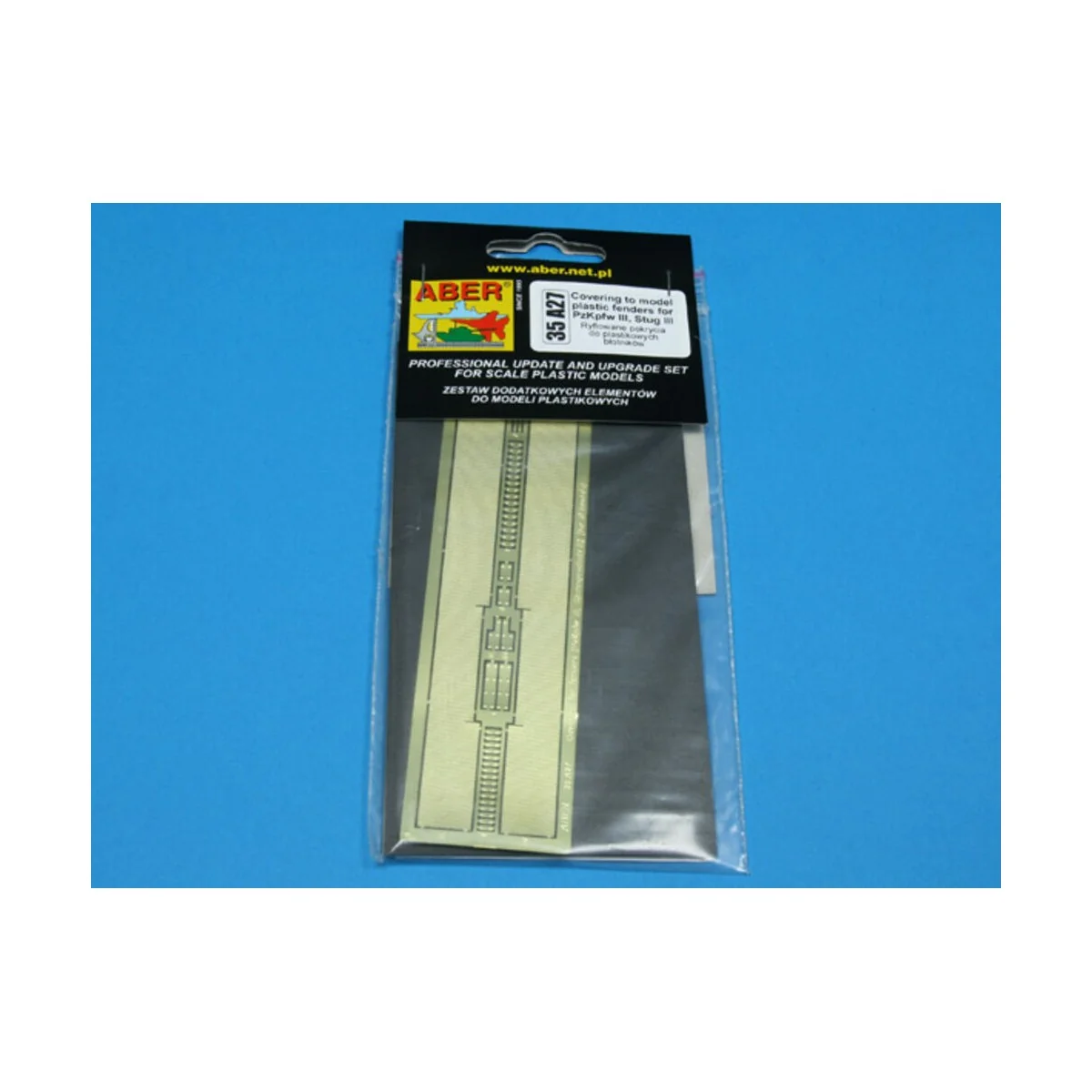 Covering to model plastic fenders for Pz.III, Stug. III, 1/35 - Abe...